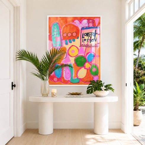 Cabana Cafe Art Print