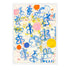 Dance of the Butterflies by Kerri Rosenthal — a colorful abstract print of gestural brushstrokes and looping forms.