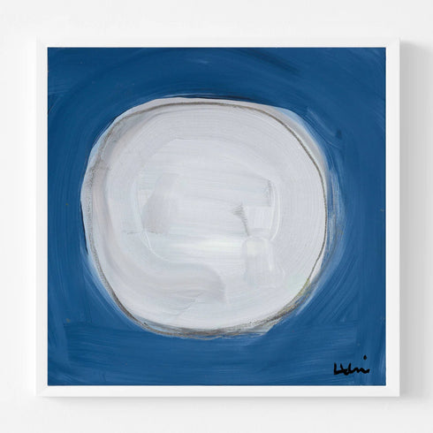 Dot - Dove Indigo Art Print
