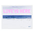Love Is Here Beach Horizontal Art Print