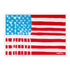 American Flag painting by Kerri Rosenthal featuring her signature Drippy Hearts motif as stars