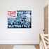 Red, White + True Flag Art Print