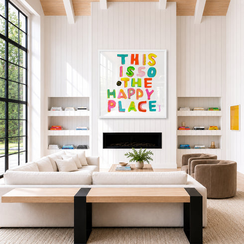 This Is So My Happy Face Art Print