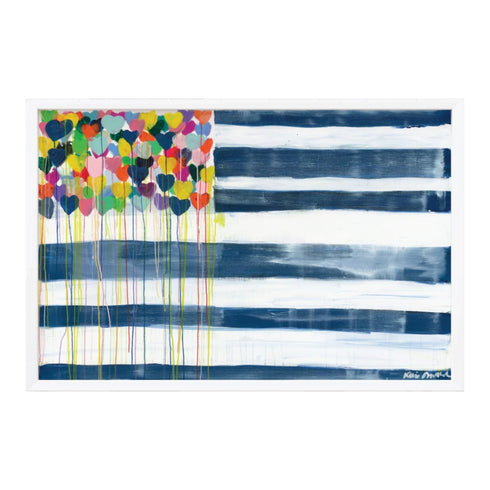 United States Of Love Flag Art Print