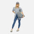 SoulCycle x KR gray color ride shirt in 100% cotton - Shop stylish SoulCycle clothing by Kerri Rosenthal.