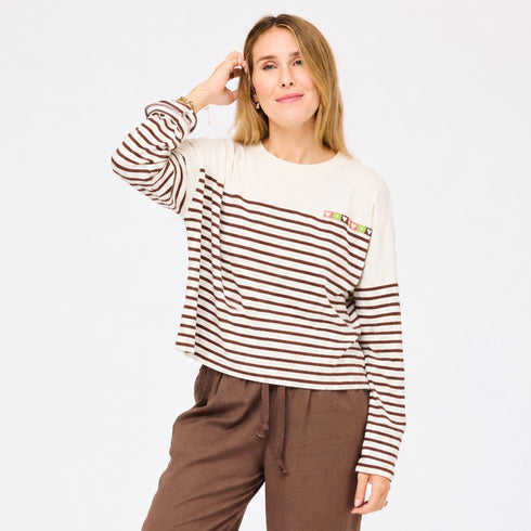 Artist Long Sleeve Stripe Tee