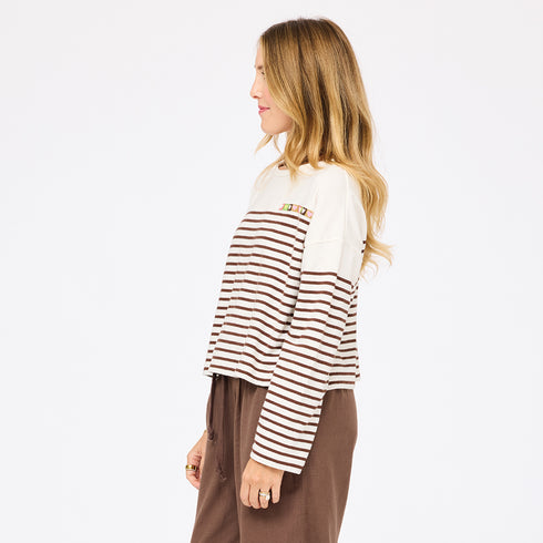 Artist Long Sleeve Stripe Tee