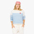 Artist long sleeve striped tee women's in 100% cotton - Shop designer cute striped tee by Kerri Rosenthal