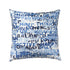 Blue Word of the Day cute decorative throw pillows by Kerri Rosenthal