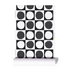 Yin + Yang Square Circle Wallpaper abstract modern black & white - designer wall paper Kerri Rosenthal