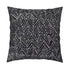Black carbon Jayney Reverse decorative throw pillows by Kerri Rosenthaal