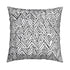 Black carbon Jayney cute decorative throw pillows by Kerri Rosenthal