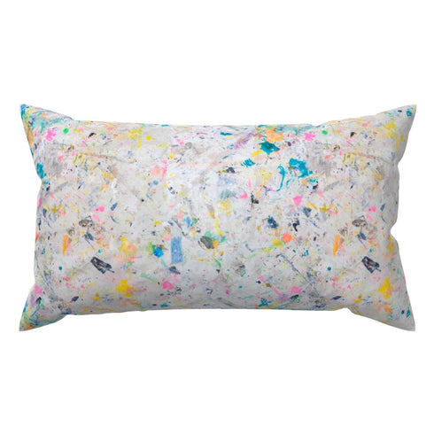 Colorful multi Messy cute decorative throw pillows by Kerri Rosenthal