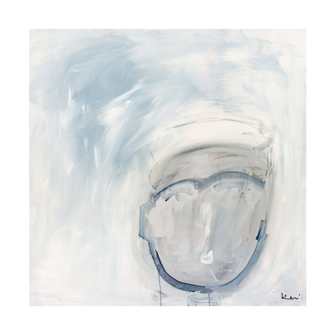 And I Art Print original artwork for living room wall decor by Kerri Rosenthal