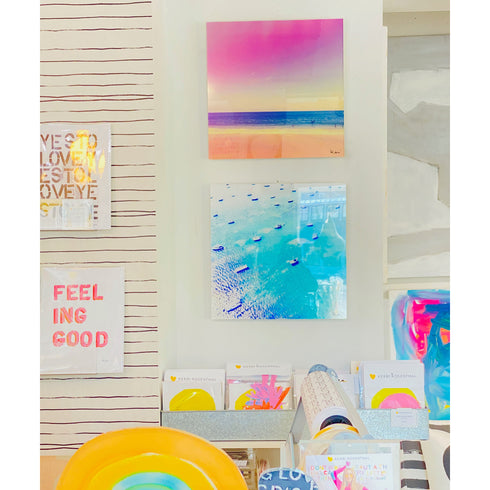 See the Pretty Candy Clouds Photograph - Unique colorful artwork for living room wall decor by Kerri Rosenthal