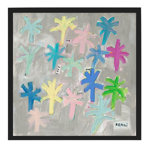 A Paradise With You Art Print -modern abstract original artwork contemporary wall art by Kerri Rosenthal