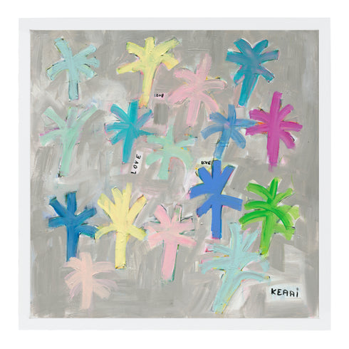 A Paradise With You Art Print -modern abstract original artwork contemporary wall art by Kerri Rosenthal