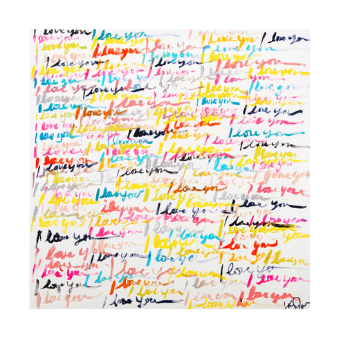 And So On Art Print Original artwork for living room, bedroom - Wall Word Art Framed Artwork, unique handmade art gifts