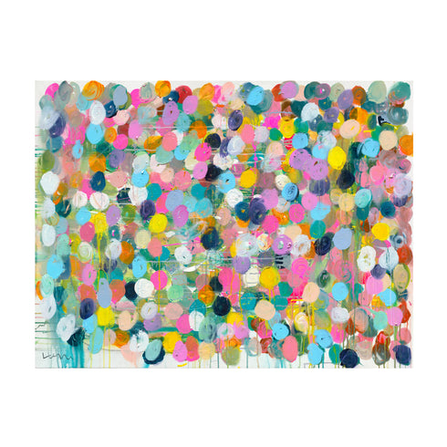 Bam Bam Boom Art Print - Original artwork for living room, bedroom by Kerri Rosenthal