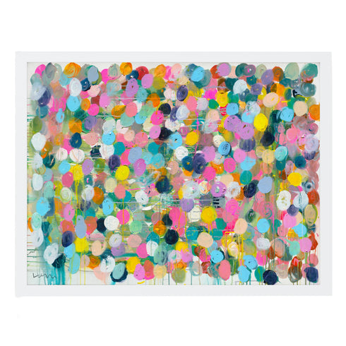 Bam Bam Boom Art Print - Original artwork for living room, bedroom by Kerri Rosenthal