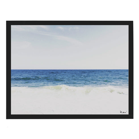 Beach Blues Photograph wall art for living room decor - Kerri Rosenthal