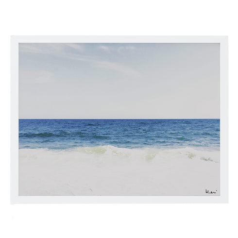 Beach Blues Photograph wall art for living room decor - Kerri Rosenthal