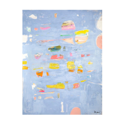 Beachcomber Art Print by Kerri Rosenthal - Unique art gifts for living room, bedroom art