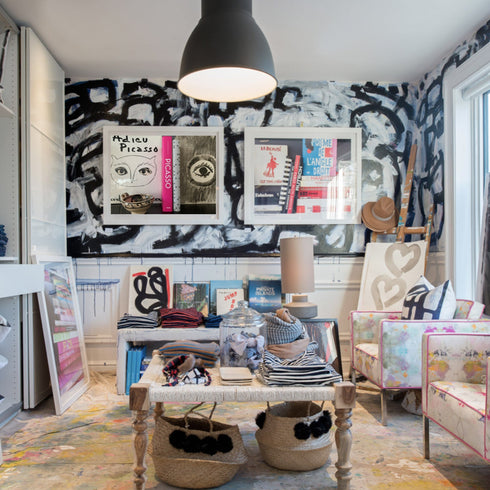 Le Bibliotheque: La Beaute Photograph wall art for living room decor - Kerri Rosenthal