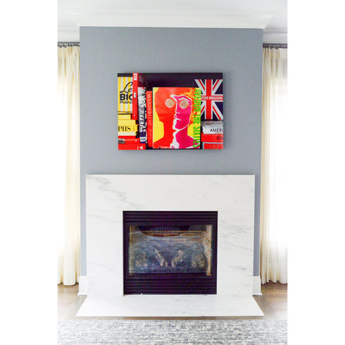 British Invasion Photograph From Kerri's Le Bibliotheque Photo Series - Unique art gifts living room, bedroom decor