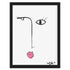 Bubble Girl No. 3 Art Print - Unique art gifts for living room, bedroom decor