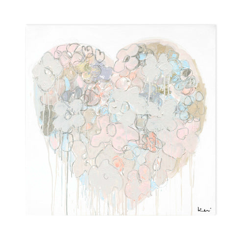 Bloom Boom Art Print by Kerri Rosenthal - Unique art gifts for living room, bedroom art