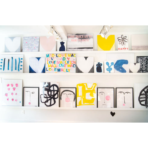 Bubble Girl No. 4 Art Print - Unique art gifts for living room, bedroom decor