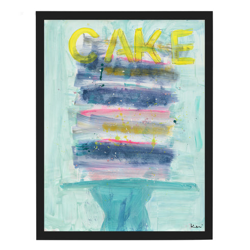 Cake No.1 Art Print from Kerri Rosenthal's artwork - Unique art gifts for living room, bedroom decor