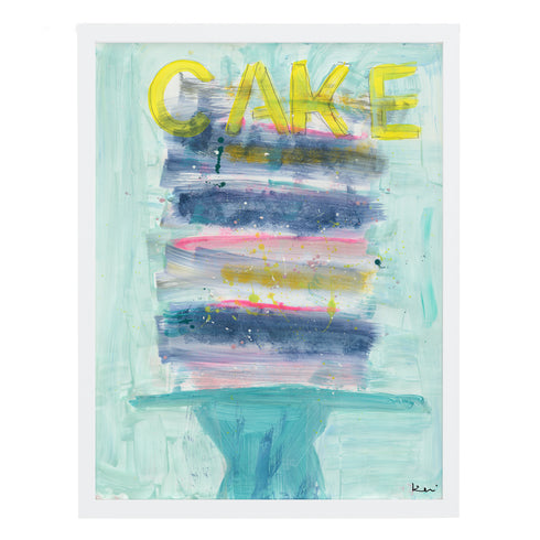 Cake No.1 Art Print from Kerri Rosenthal's artwork - Unique art gifts for living room, bedroom decor