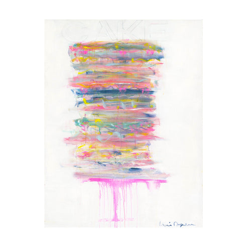 Cake One Art Print by Kerri Rosenthal - Unique art gifts for living room, bedroom decor