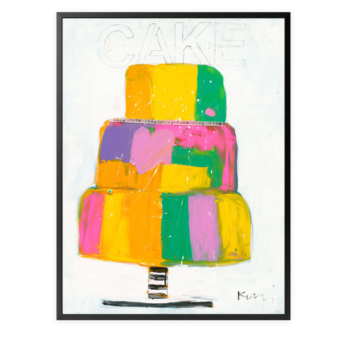 Cake The Great Art Print by Kerri Rosenthal - Unique art gifts for living space decor