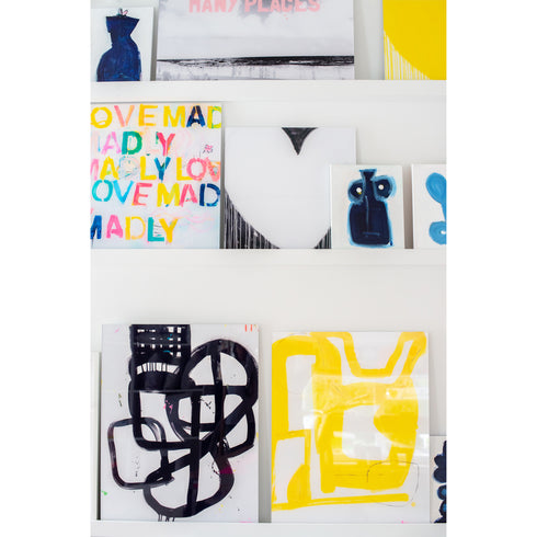 Cha Cha Art Print from Kerri's Abstract series - Unique art gifts for living room wall decor