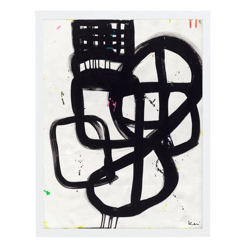 Cha Cha Art Print from Kerri's Abstract series - Unique art gifts for living room wall decor