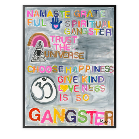 Choose Happiness Art Print by Kerri Rosenthal - Unique art gifts for living room wall decor