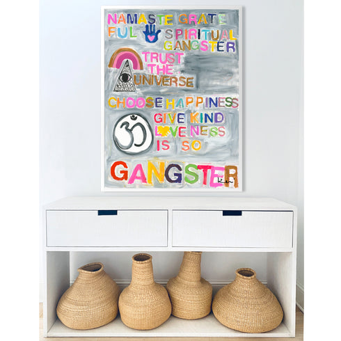 Choose Happiness Art Print by Kerri Rosenthal - Unique art gifts for living room wall decor