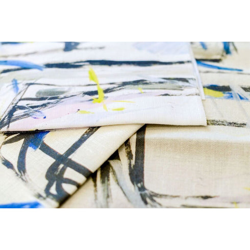 Colorful multi chrome cute decorative throw pillow by Kerri Rosenthal