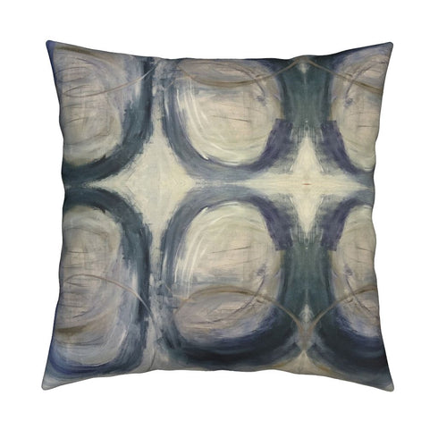 Colorful Closer square decorative throw pillows by Kerri Rosenthal