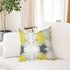 Colorful multi Sassy cute decorative square throw pillows on couch by Kerri Rosenthal