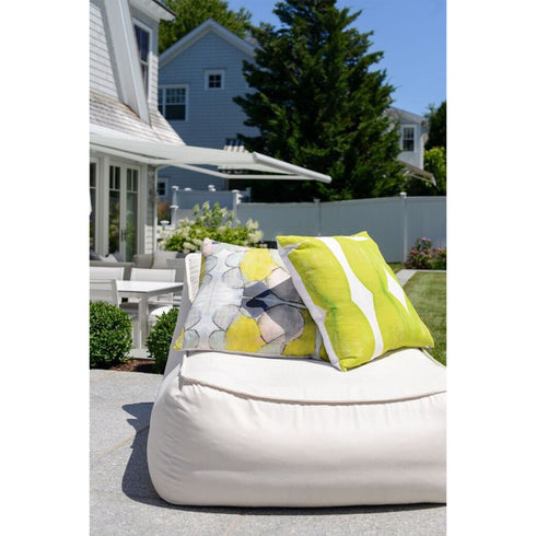 Colorful multi Sassy square decorative throw pillows by Kerri Rosenthal