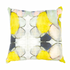 Colorful multi Sassy square decorative throw pillows by Kerri Rosenthal