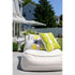 Colorful multi Sassy square decorative throw pillows by Kerri Rosenthal