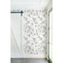 High quality elegant White ground with black daisy carbon eco-friendly wallpaper by Kerri Rosenthal - designer wall paper