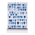 Trendy Indigo blue drippy tulips eco- friendly floral wallpaper delft by Kerri Rosenthal