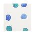 Dominoes Cornflower oyster linen fabric - Kerri Rosenthal
