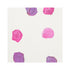Dominoes white ground with pop pink dots cotton and oyster linen fabric - Kerri Rosenthal